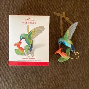 Hallmark Winged Wonder Hummingbird Limited Edition Ornament 2014